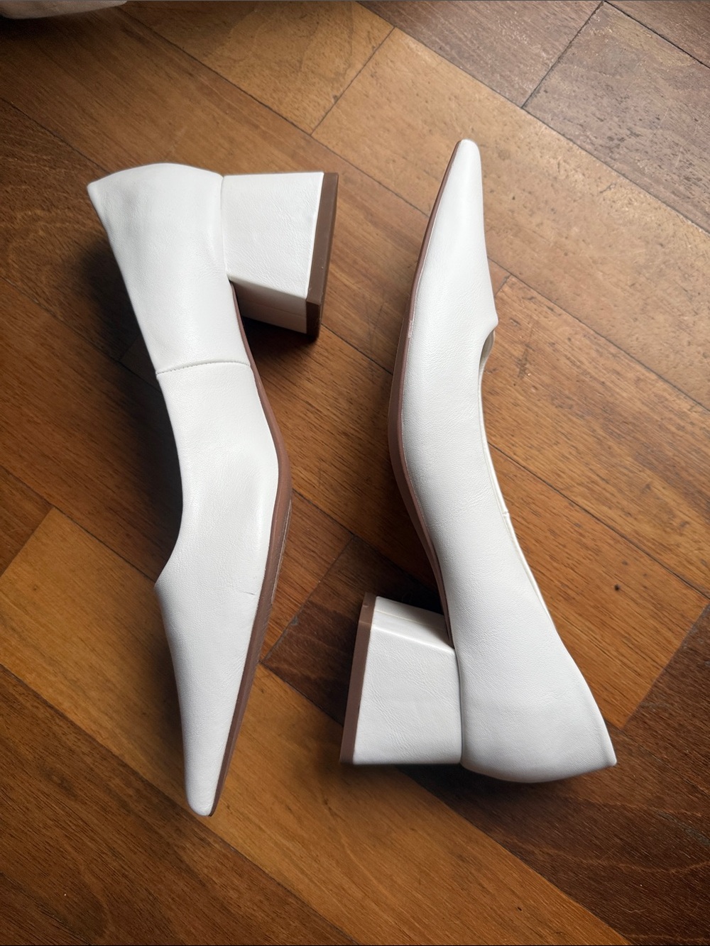 ASOS White Pointed Toe Women's Heels - Picture 3 of 10
